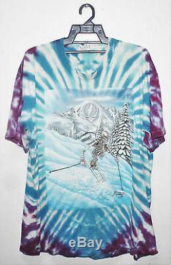 Vintage 1993 Grateful Dead Rock Tour Concert T-shirt Hippie Psychedelic Tie Dye
