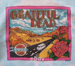 Vintage 1994 GRATEFUL DEAD Summer Tour Route 66 tie dye 90s Sweatshirt size M