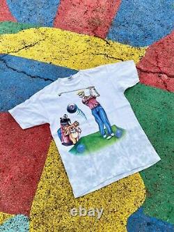 Vintage 1994 Grateful Dead Golf Tour Bears Graphic Shirt Tie Dye USA GDM size XL