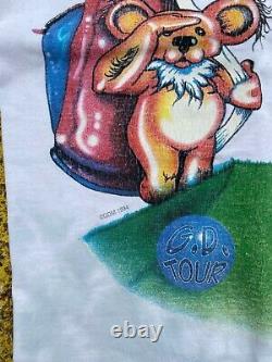 Vintage 1994 Grateful Dead Golf Tour Bears Graphic Shirt Tie Dye USA GDM size XL