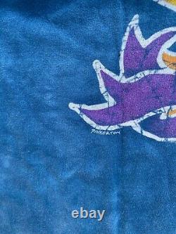 Vintage 1994 Grateful Dead Jester Tie Dye Graphic Shirt NWOT USA liquid blue XL