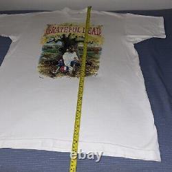 Vintage 1994 Grateful Dead Madison Square Garden NYC Tour Shirt Size XL White