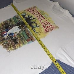 Vintage 1994 Grateful Dead Madison Square Garden NYC Tour Shirt Size XL White