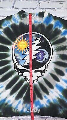 Vintage 1994 Grateful Dead Summer Tour Tie Dye Sun/Moon Concert T-Shirt Rare
