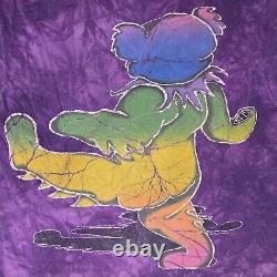 Vintage 1995 Grateful Dead Bear Tshirt Size XL Single Stitch Double Sided