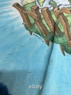 Vintage 1995 Grateful Dead Highgate T-Shirt Tie Dye Chris Pinkerton THRASHED XL