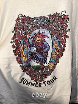 Vintage 1995 Grateful Dead Joker Summer Tour Mens Tshirt XL White