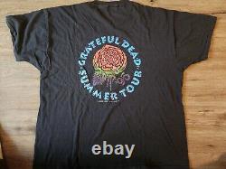 Vintage 1995 Grateful Dead Summer Tour Seattle Portland XL Shoreline Shirt