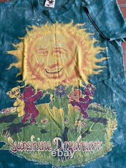 Vintage 1995 Grateful Dead Sunshine Daydream Shirt The Mountain Single Stitch L