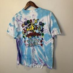 Vintage 1995 Greatful Dead Tours R US Tour Shirt Original Tie Dye L