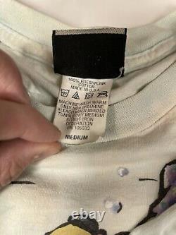 Vintage 1996 Grateful Dead Tie Dye Concert T-Shirt Skiing M Super Rare