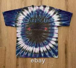 Vintage 1996 Jerry Garcia Multicolor Tie Dye T-Shirt Size XL Grateful Dead 90's