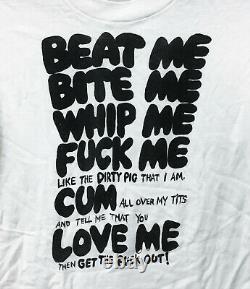 Vintage 70 Beat Me Bite Whip As Worn By Adam Ant Joan Jett T-shirt Seditionaries