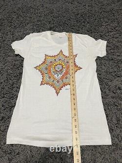 Vintage 70's 80's Grateful Dead Tour Shirt Phillip Brown T Shirt Sz 42