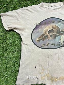 Vintage 70s Grateful Dead Kelley Mouse Cyclops Skull T-Shirt Men's S 1977