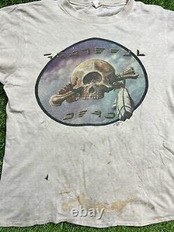 Vintage 70s Grateful Dead Kelley Mouse Cyclops Skull T-Shirt Men's S 1977