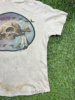 Vintage 70s Grateful Dead Kelley Mouse Cyclops Skull T-Shirt Men's S 1977