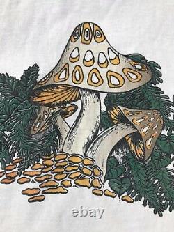 Vintage 70s Magic Mushrooms Pocket T Shirt grateful dead marijuana weed