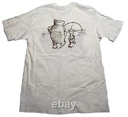 Vintage 80's Grateful Dead Winnie The Pooh Men's Large T-Shirt Motorcycle Rare