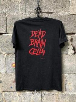 Vintage 80s Dead Brain Cell Promo Debut Album Crossover Thrash Metal T-Shirt