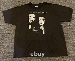 Vintage 80s Dead Can Dance shirt 4AD Goth Lisa Gerrard Brendan Perry Rare XL
