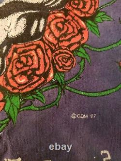 Vintage 80s Grateful Dead Band Tee Shirt Xl Anvil Single Stitch