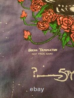 Vintage 80s Grateful Dead Band Tee Shirt Xl Anvil Single Stitch
