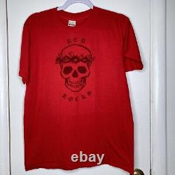 Vintage 80s Grateful Dead Red Rocks Skull And Roses Bertha Screen Stars Size L