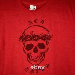 Vintage 80s Grateful Dead Red Rocks Skull And Roses Bertha Screen Stars Size L