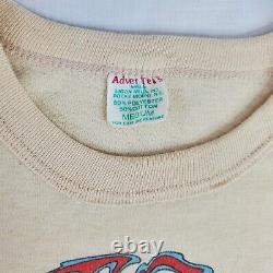 Vintage 80s Grateful Dead World Tour T-Shirt Adver-Tees Medium Single Stitch