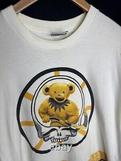 Vintage 90's Grateful Dead 1994 Fall Tour Boston Bruins Liquid Blue Shirt XL