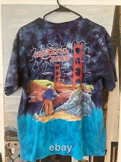 Vintage 90s 1994 Grateful Dead T Shirt Ship Of Fools Lighthouse San Francisco