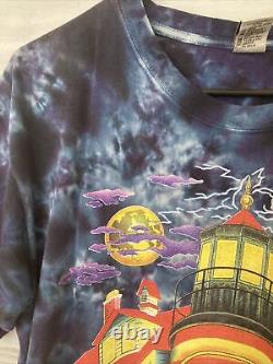 Vintage 90s 1994 Grateful Dead T Shirt Ship Of Fools Lighthouse San Francisco