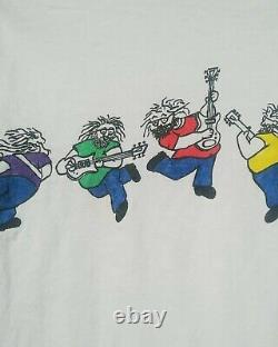 Vintage 90s Grateful Dead Jerry Garcia T Shirt Size XL Dancing Jerry Deadhead