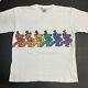 Vintage 90s Grateful Dead Shirt L Wrap Around Dancing Bears Graphic Logo Music
