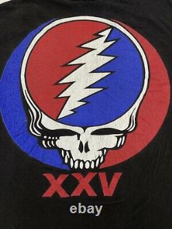 Vintage 90s Grateful Dead T Shirt Still Dead XXV 25th Anniversary Tour L Brockum