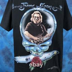 Vintage 90s JERRY GARCIA CONCERT T-Shirt XL grateful dead rock concert band