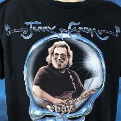 Vintage 90s JERRY GARCIA CONCERT T-Shirt XL grateful dead rock concert band
