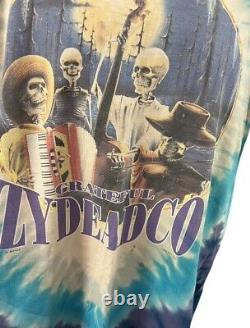 Vintage 95 Spring Tour Sz L GRATEFUL DEAD Tour Concert T shirt Grateful Zydeadco