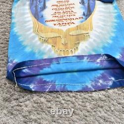 Vintage 95 Spring Tour Sz L GRATEFUL DEAD Tour Concert T shirt Grateful Zydeadco