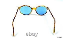 Vintage Alpina Sunglasses Italy 1980's Tortoise Blue Medium Unused Dead-stock