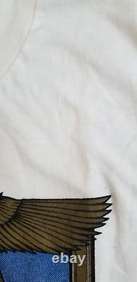 Vintage Autographed STANLEY MOUSE Grateful Dead Cotton T-SHIRT Size XL