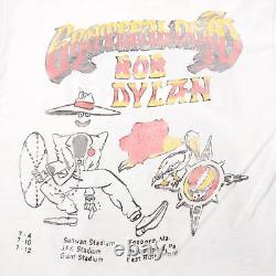 Vintage Bob Dylan And Grateful Dead Tee Shirt 1987 Size Small