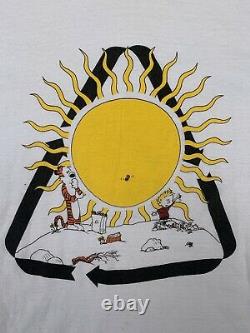 Vintage Calvin Hobbes Grateful Dead T 90s XL Save The Planet Recycle Earth Vtg