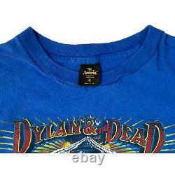 Vintage Concert TShirt Bob Dylan Grateful Dead 1987 Tour Size M Anvil