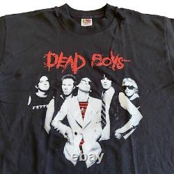 Vintage Dead Boys Shirt Large 90s Punk Band Concert Tee CBGB Ramones Television