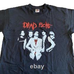 Vintage Dead Boys Shirt Large 90s Punk Band Concert Tee CBGB Ramones Television