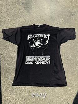 Vintage Dead Kennedys FRANKENCHRIST T-Shirt (L) 80's Original Good Cond NO ROT