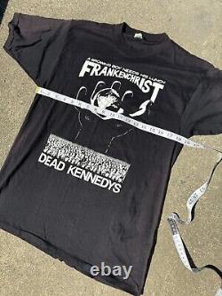 Vintage Dead Kennedys FRANKENCHRIST T-Shirt (L) 80's Original Good Cond NO ROT