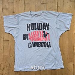 Vintage Dead Kennedys T-shirt, Holidays In Cambodia, Single Stitch